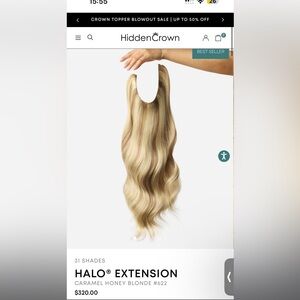 Halo Hair Extension - #m04
